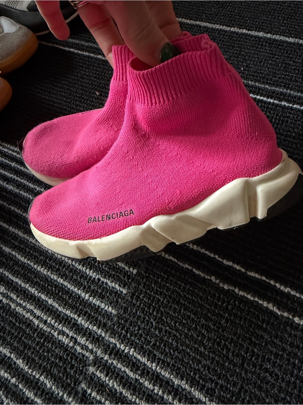 Balenciaga Hot Pink Kids Sneakers